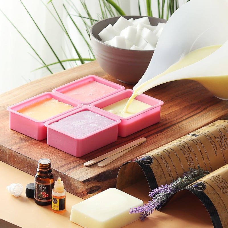 CraftZee Soap Making Kit for Adults and Kids - Soap Making Supplies with Glycerin Soap Base  Silicone Molds  Fragrance Oils & More Melt and Pour Soap DIY Craft Kits - Image 5
